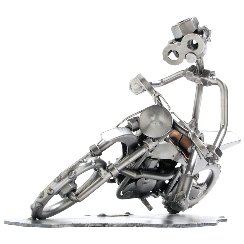 Figurine HINZ-KUNST en métal sculpture thème véhicules motorisés
